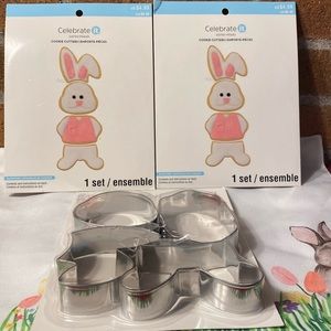 Easter Bunny cookie Cutters. 3 total